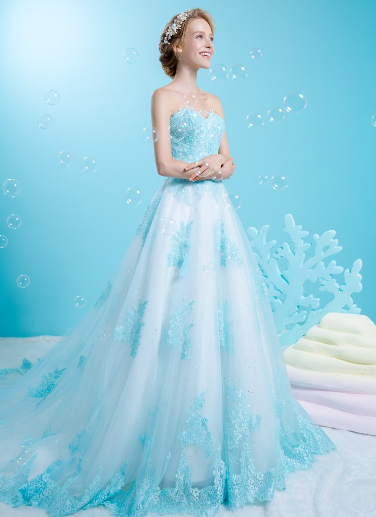 仙气梦幻「小美人鱼婚纱」,网友:看到这系列真的想嫁了!