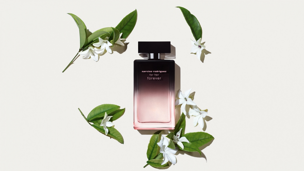 全新 for her forever香氛是narciso rodriguez Parfums與麝香的愛情故事的延續！